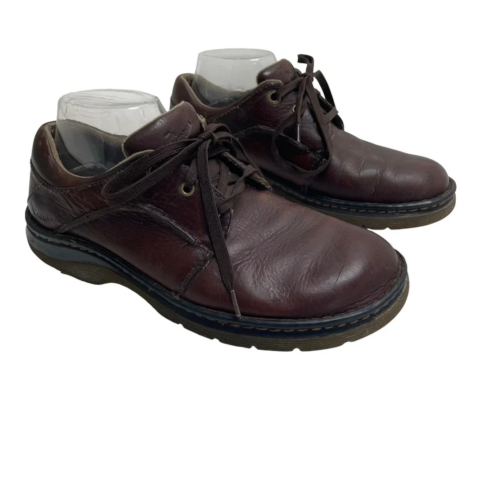 Dr. Martens 11194 Mens Brown Leather Oxford Shoes Size 8 US Dark Academia Preppy